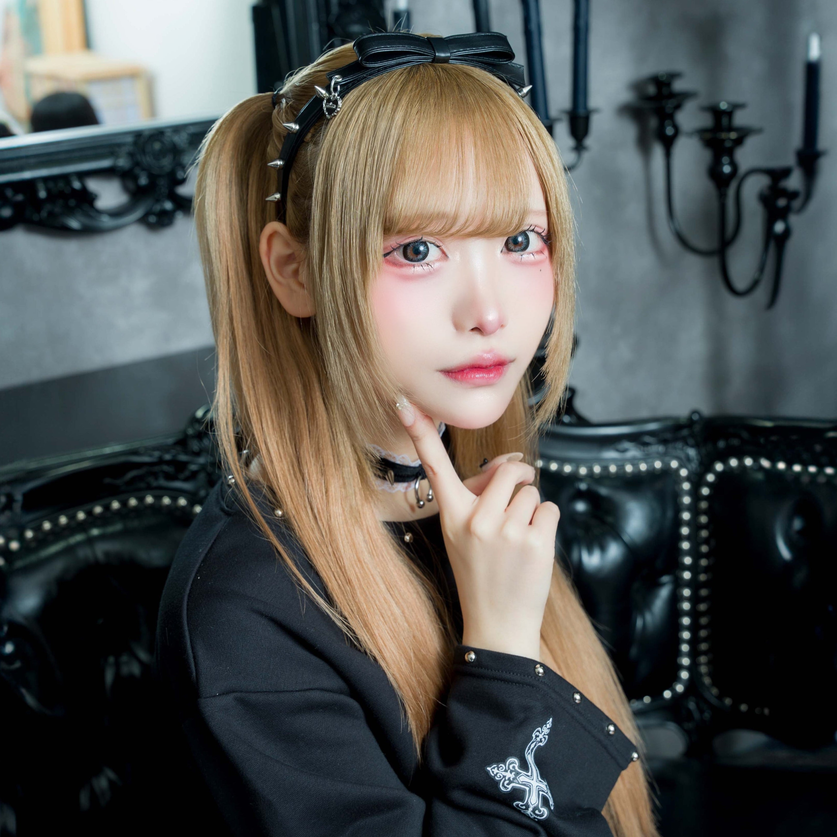 mine》スタッズリボンカチューシャ- LAFARY ONLINE