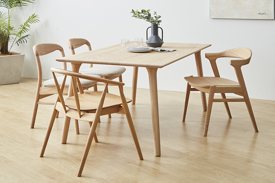 SATO（サト）ダイニングテーブル OAK W1400 - ダイニングテーブルの