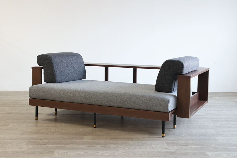 SYU（シュウ） ソファベッド（ブラウン）190cm - ローソファ・フロア