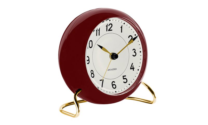 アルネ ヤコブセン テーブルクロック アラーム / ステーション - 時計