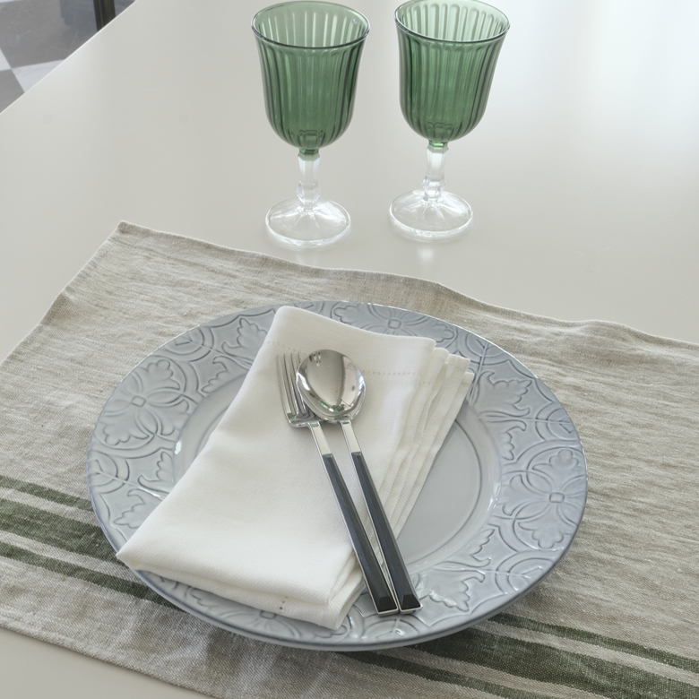 リトアニア リネン で作った ランチョンマット プレースマット