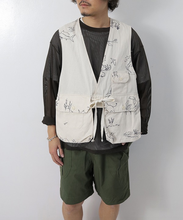 Engineered Garments/エンジニアド ガーメンツ Fowl vest - Animal