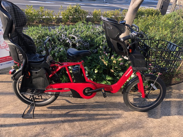 引き取り 兵庫県Panasonic 電動アシスト自転車 赤 大阪府 Panasonic