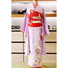 七五三 はこせこ結び帯セット L 七歳用 箱迫 帯草履バック七五三和装