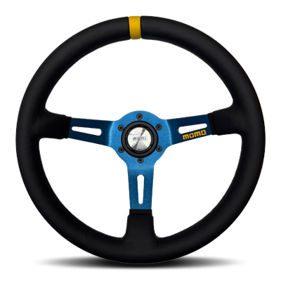 momo momo スポーツステアリング 黒/黄 スポーツステアリング 3