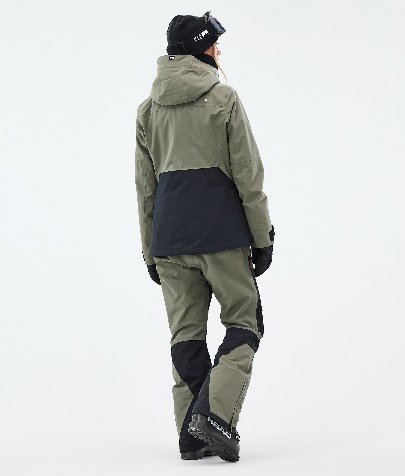 Montec Moss W/Fawk W スキーウェアセット レディース Greenish/Black