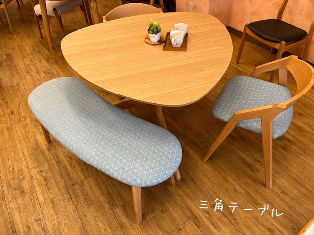 送料込 NOCE ダイニングテーブル 三角 NOCE 三角形ダイニングテーブル