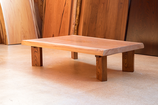 一枚板 栃（とち トチ）材 テーブル天板 一枚板テーブル・無垢材家具の