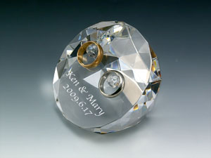 ブライダル・クリスタルケース ＆ クリスタルトレー＜東京・銀座＞