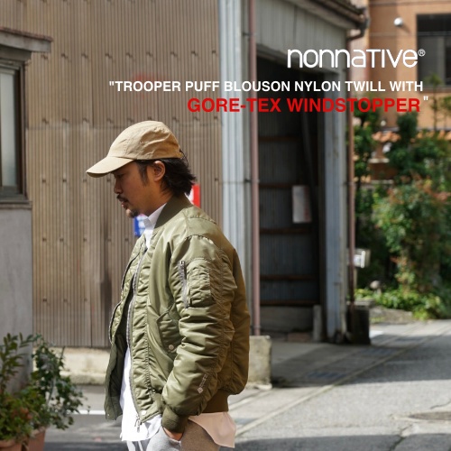 nonnative “TROOPER PUFF BLOUSON NYLON TWILL WITH GORE-TEX