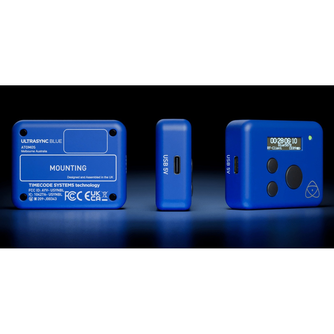 Atomos Ultrasync BLUE Wireless Bluetooth Timecode Sync w/ OLED