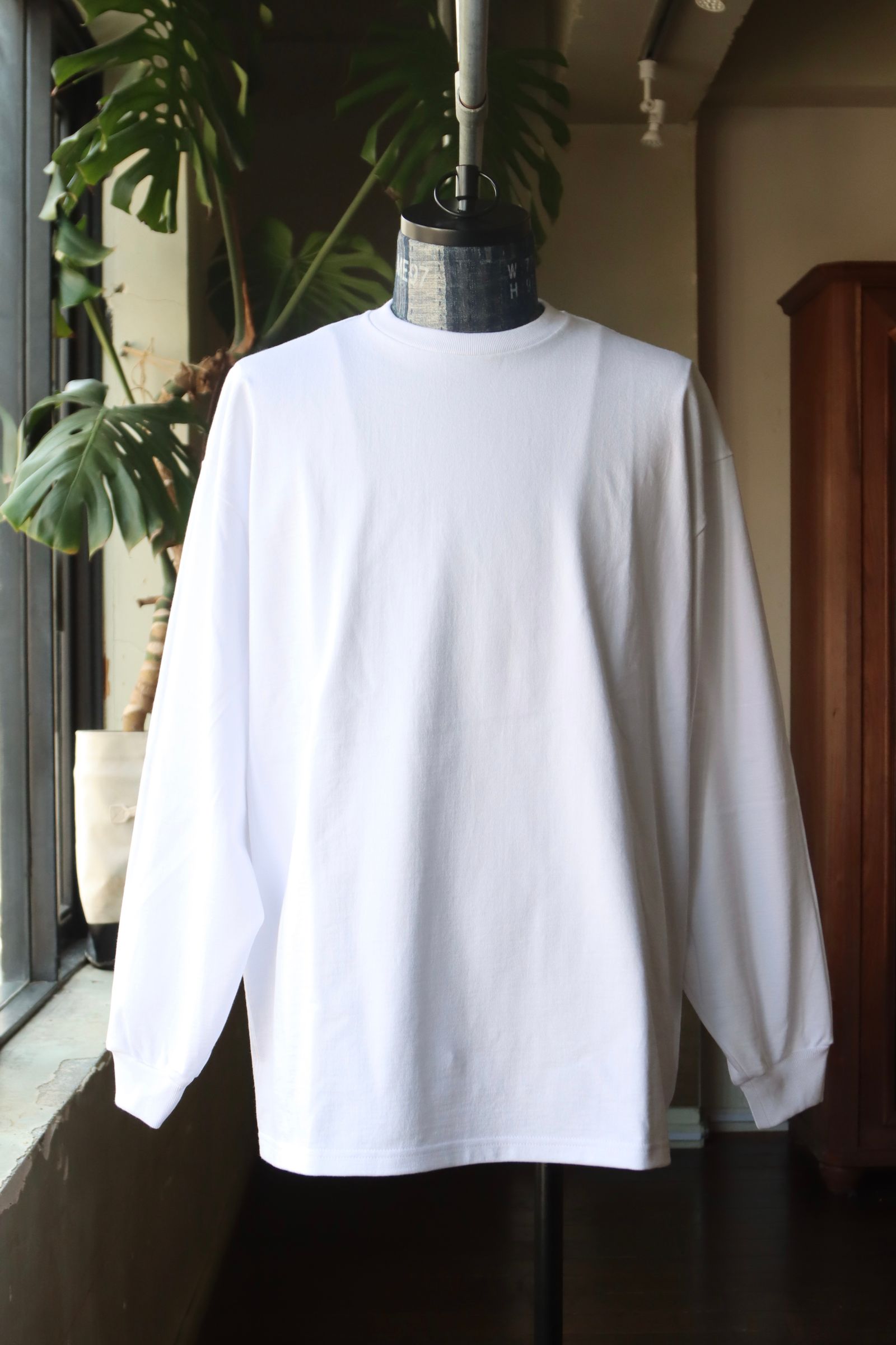 Graphpaper - グラフペーパー Heavy Weight L/S Oversized Tee(WHITE