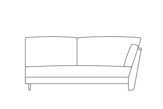 heaven HEAVEN 950 SOFA(ワンアーム2シーター180)の通販 / マスター