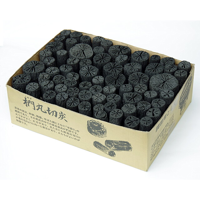 燃料用椚炭（くぬぎ炭）＜容量15kg＞ - （暖・黒炭｜暖・黒炭）：炭
