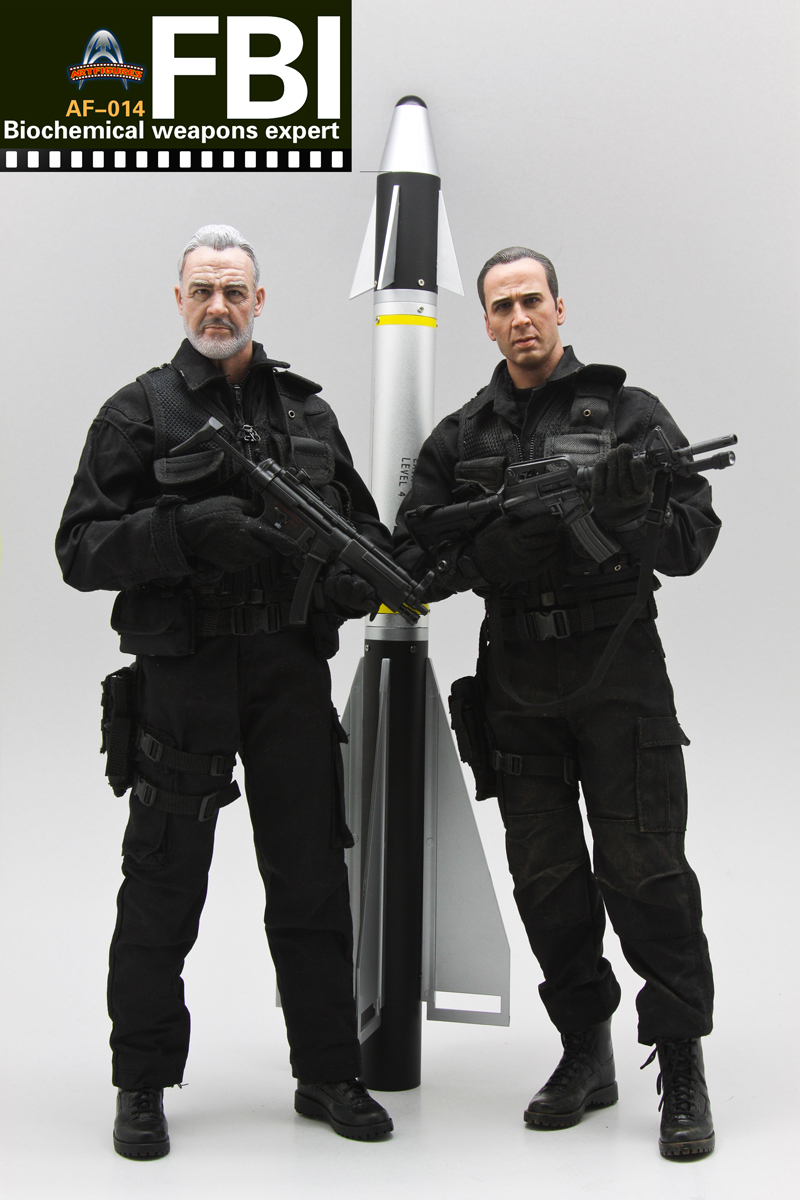 FBI Biochemical Weapons Expert Art Figures - Machinegun