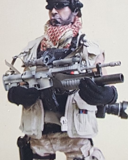 DEVGRU - Naval Special Warfare Development Group Hot Toys - Machinegun