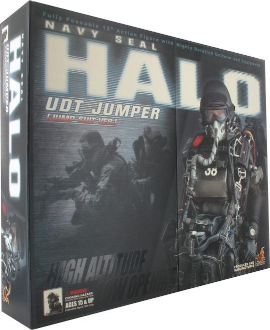 Navy Seal Halo UDT Jumper Black Hot Toys - Machinegun