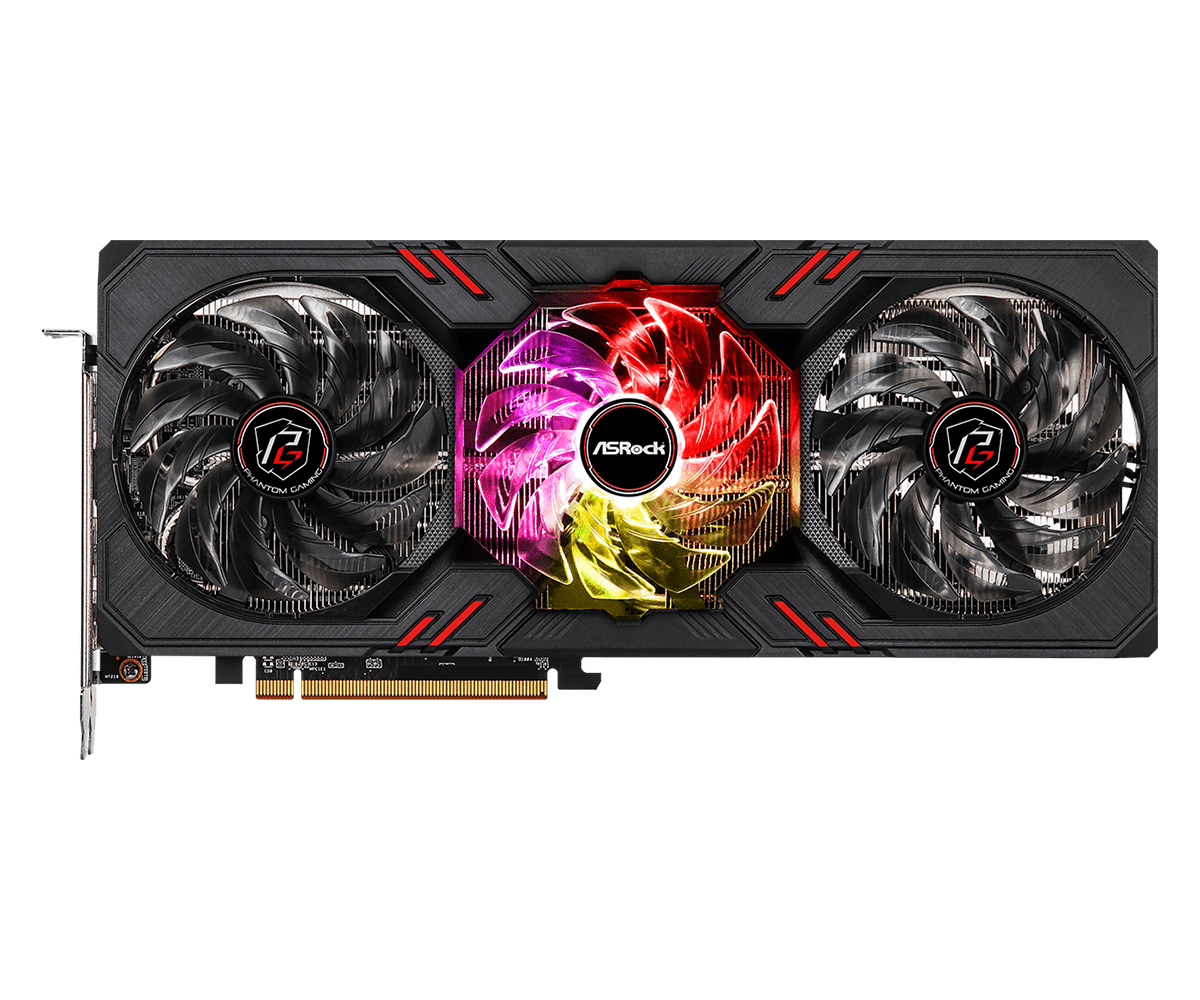 Asrock RX7600 Phantom Gaming 8GB OC PCIe4 8GB DDR6 RGB Graphics Card