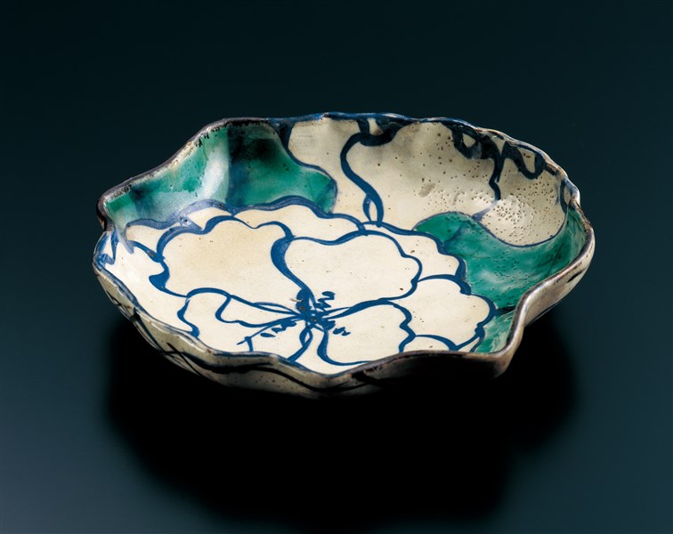 乾山色絵立葵図向付 - MIHO MUSEUM