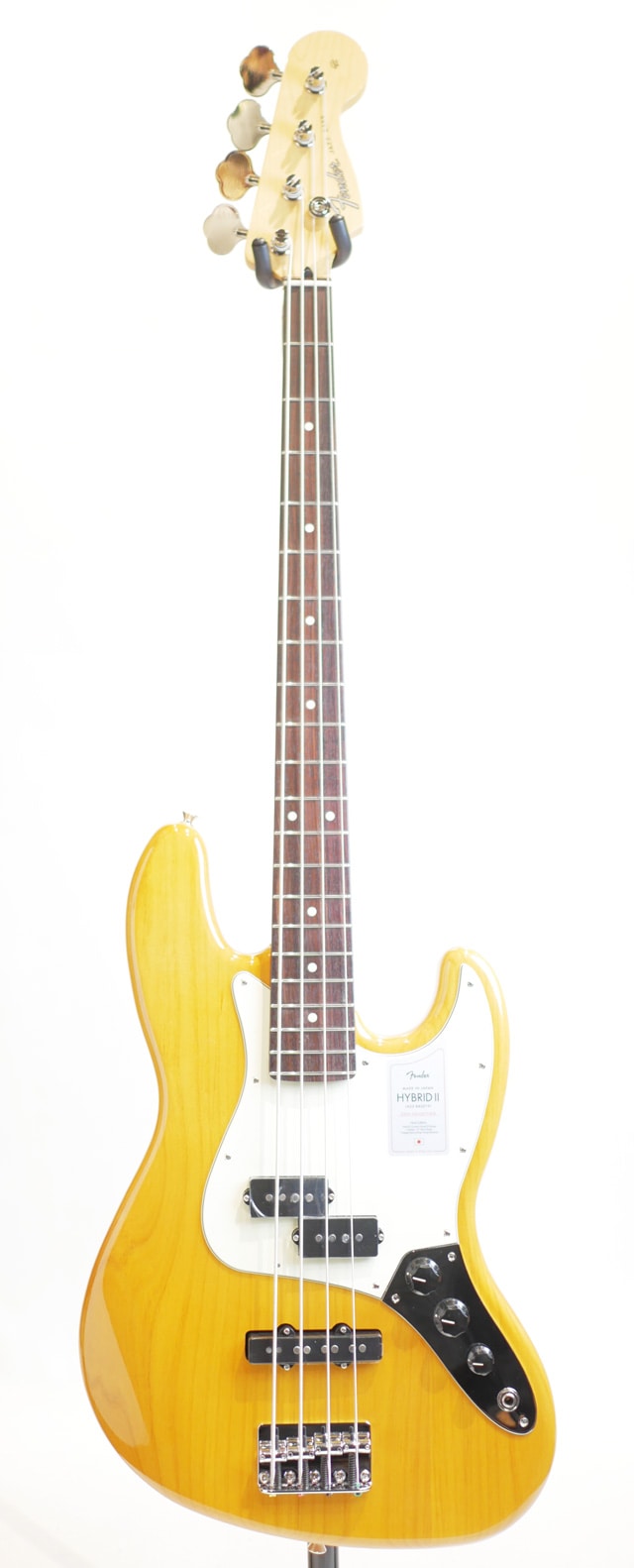 2024 Collection MIJ Hybrid II Jazz Bass PJ (Vintage Natural/RW