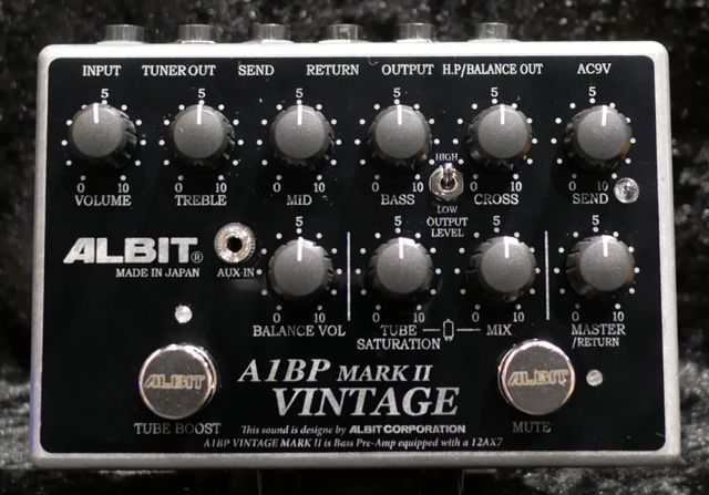 A1BP VINTAGE MARK II BASS PRE-AMP: エフェクター｜三木楽器公式通販