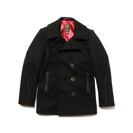 Schott(ショット)740C「MADE in USA」パイピングウールPコート/7081