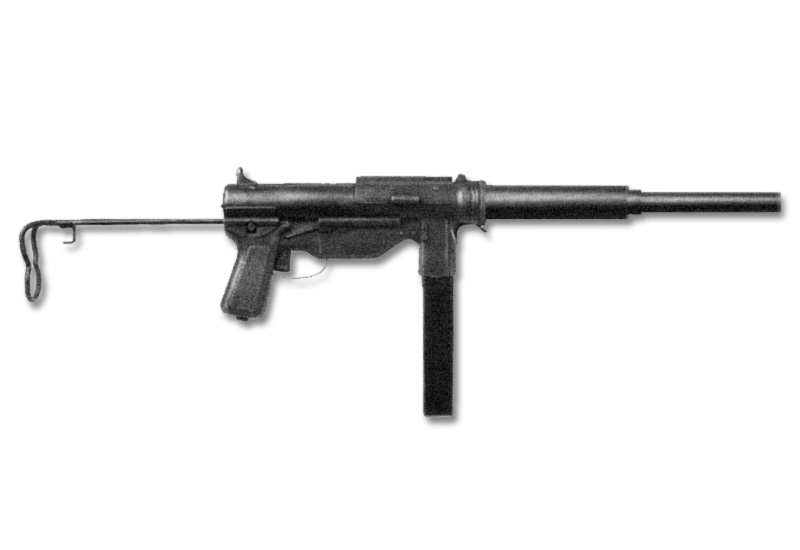 M3A1 (Grease Gun) Suppressed Submachine Gun (SMG)