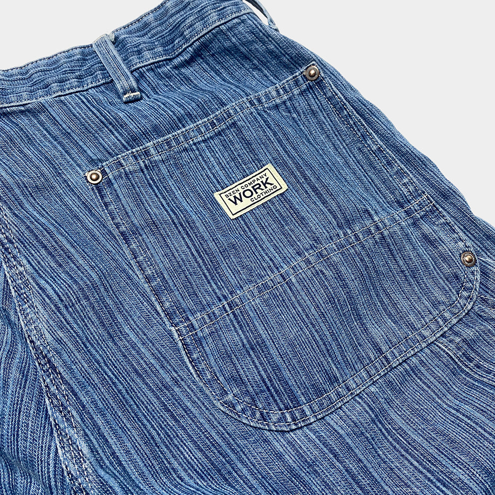 BZEN M.1279 JETHRO HILO-E4 REGULAR FIT HILO IRREGULAR DYED INDIGO