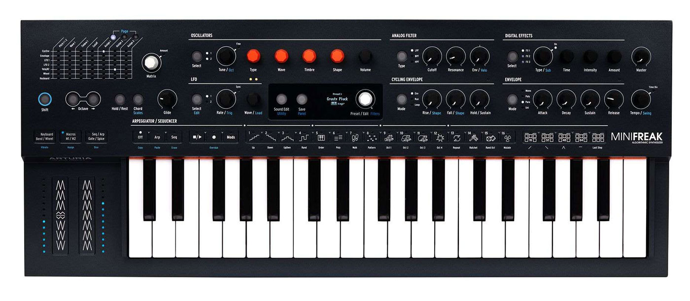 Arturiaが本国サイトで新製品MiniFreak、MiniLab 3、Augmented GRAND