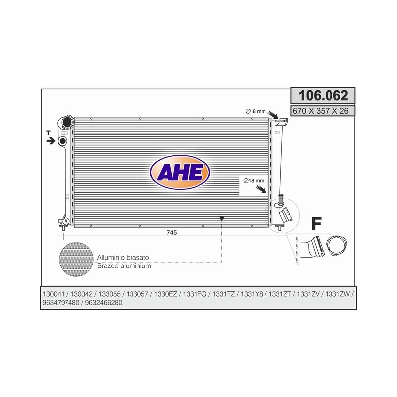 101.004/a, ahe 101.004/a, 101.004/a ahe spare parts, ahe radiators