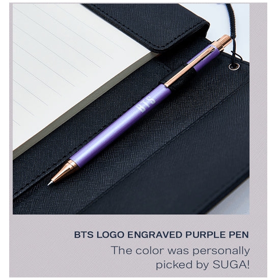 BTS SUGA Black Note & Cover Set – MrsMunKorea Shop