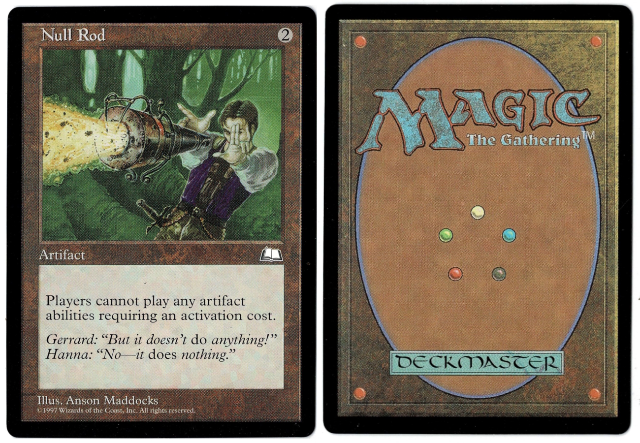 Null Rod Magic the Gathering Proxy