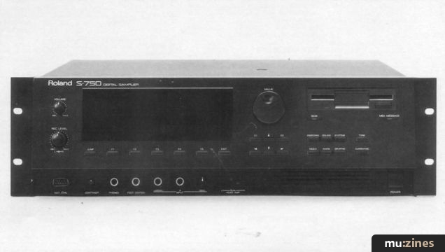 Roland S750 Sampler (MT Dec 91)