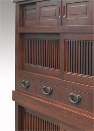 水屋箪笥 水屋タンス 和食器棚