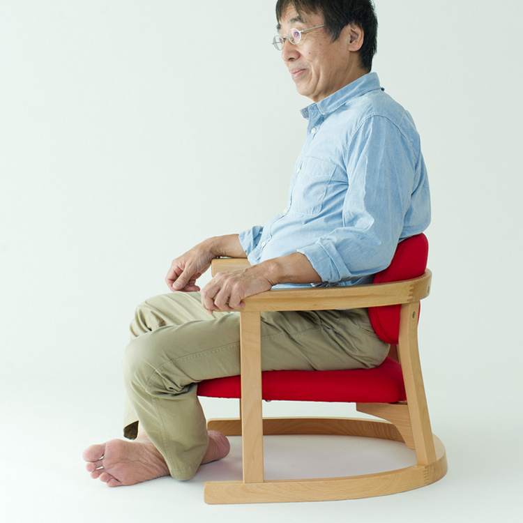 かに座PLUS ロータイプ KP-100 高座椅子 バリアフリー シーズ 無限工房