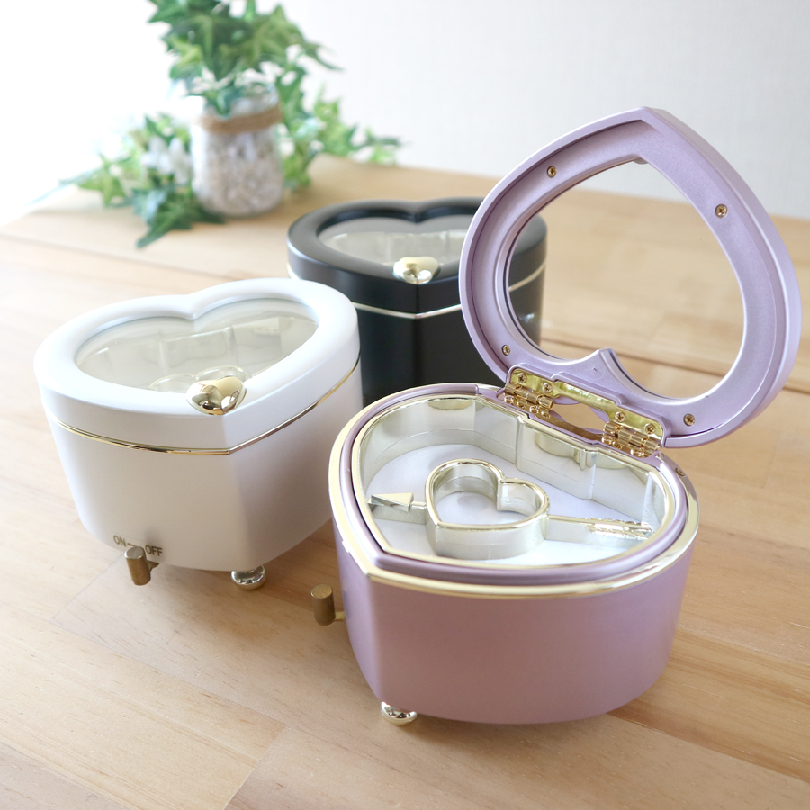 お買い得モデル！ハートBOX（小）18弁（在庫曲）オルゴール ｜株式会社