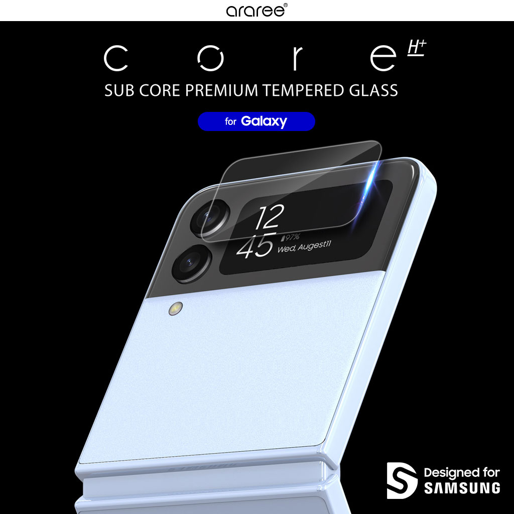 CORE カバーディスプレイ用強化ガラスフィルム クリア【Galaxy Z Flip4