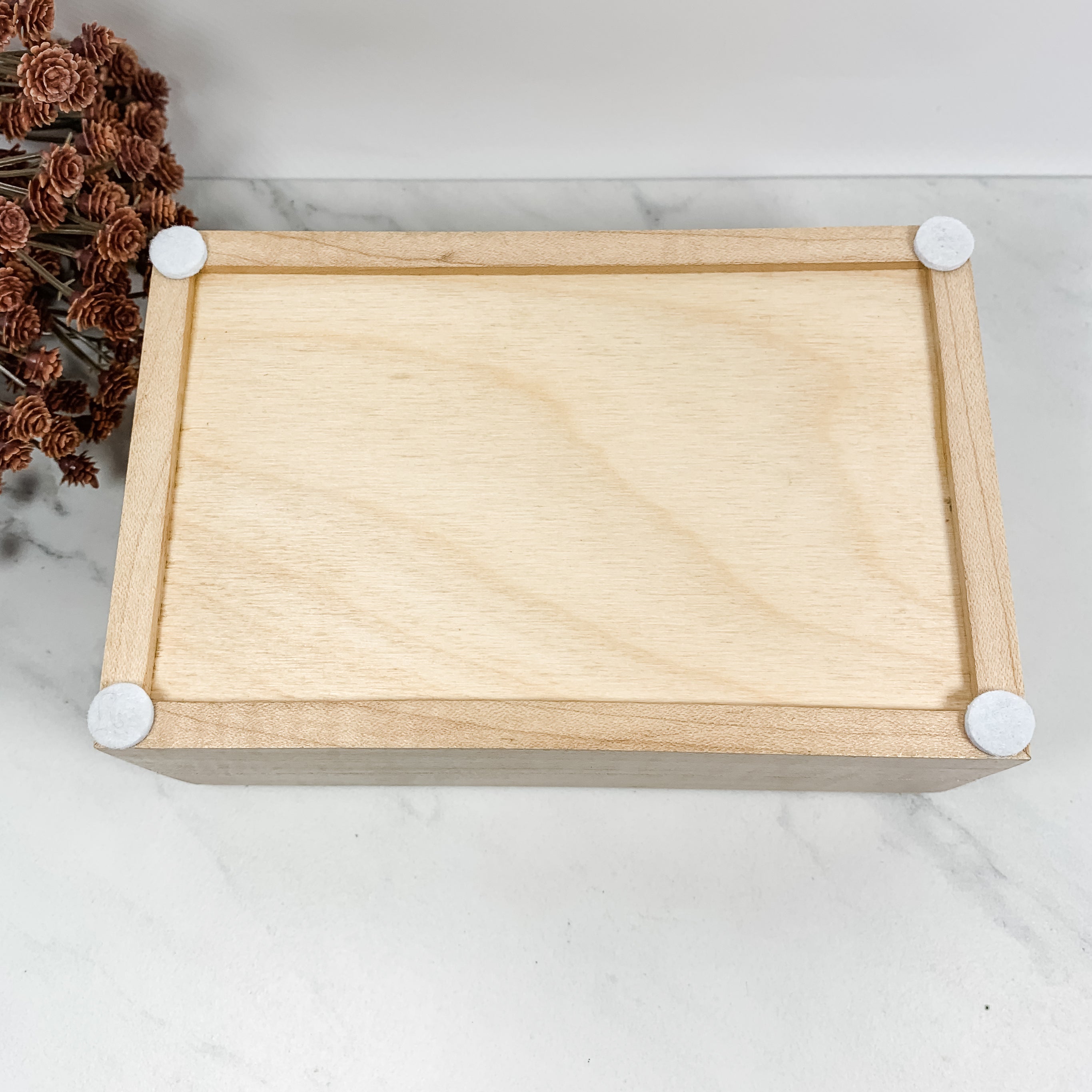 Zebra Wood and Curly Maple Box Keepsake Box-8168 – Myerworks