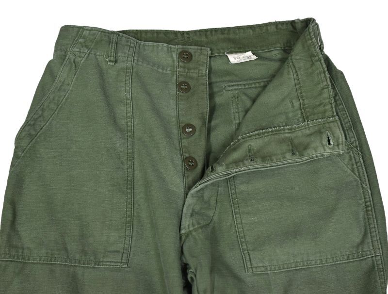 60's【米軍実物】U.S.ARMY サイドアジャスター付き【平ボタン