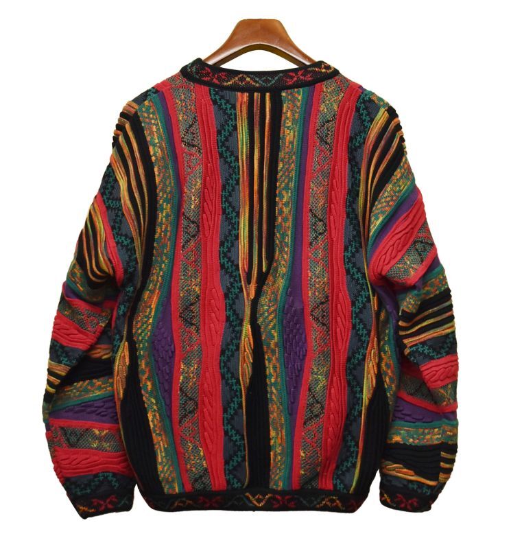 ビンテージ】【TUNDRA】【黒xピンクx水色x紫×オレンジ×緑】3D