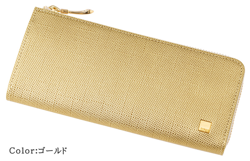 キプリス】コンパクトハニーセル長財布(L字ラウンドファスナー束入)□ポン