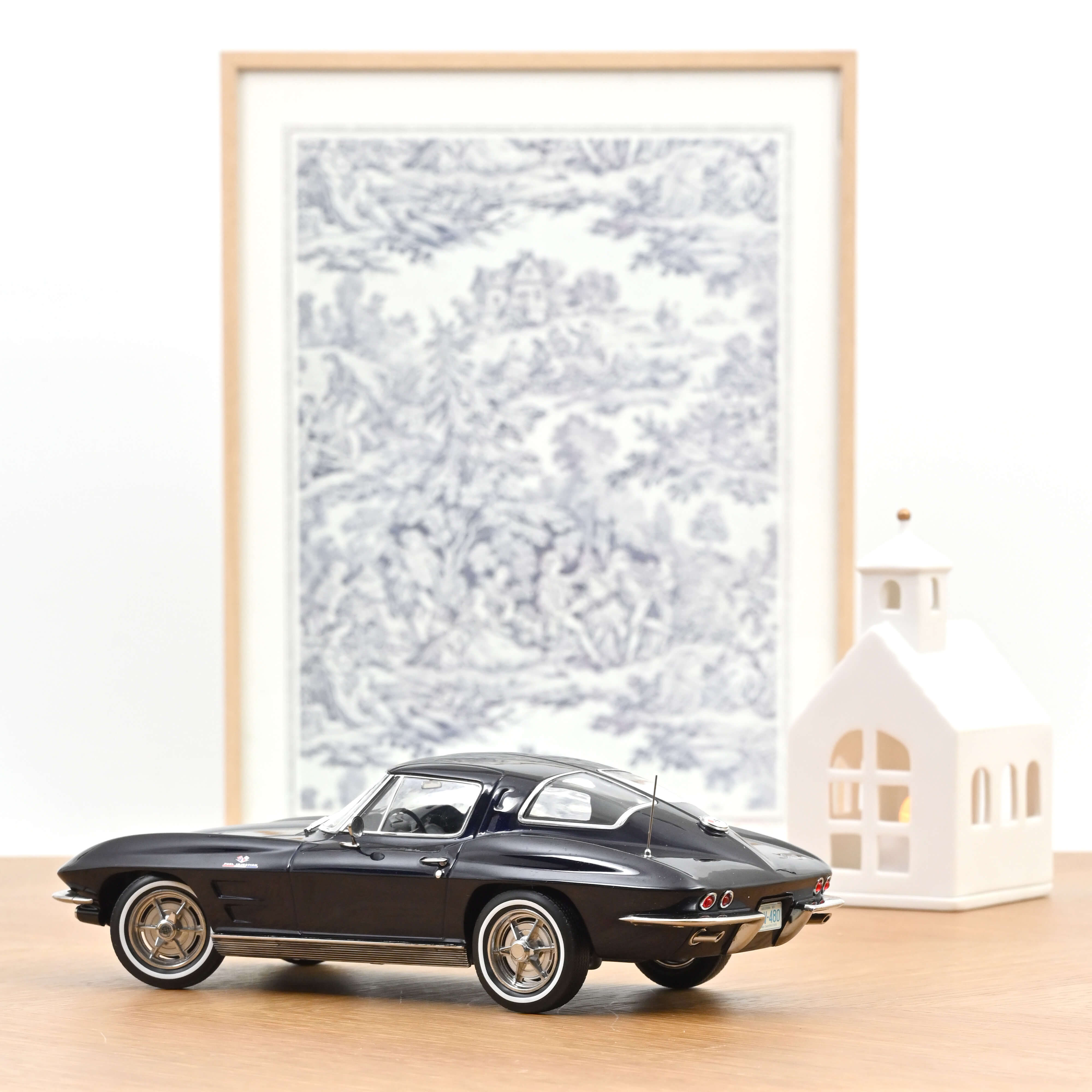Chevrolet Corvette Sting Ray 1963 Daytona Blue 1:18 - 200pcs – Norev