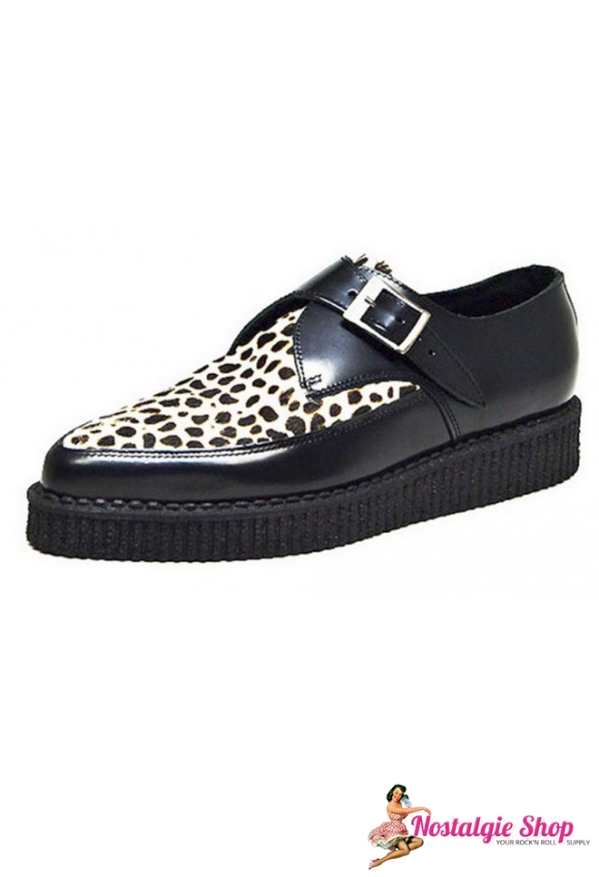 creeper schuhe leo schwarz steelgrounds Teddyboy | Nostalgieshop
