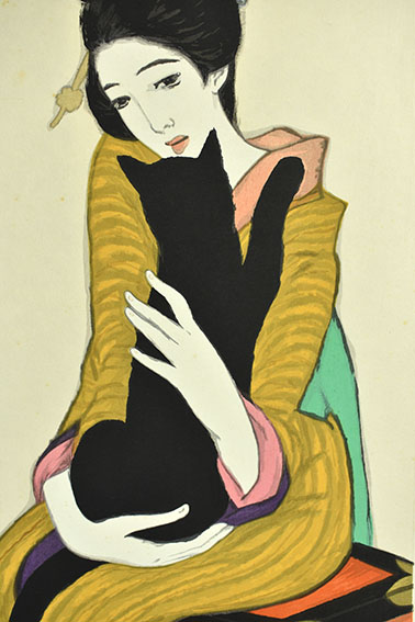 竹久夢二版画「黒船屋」 | Natsume Books