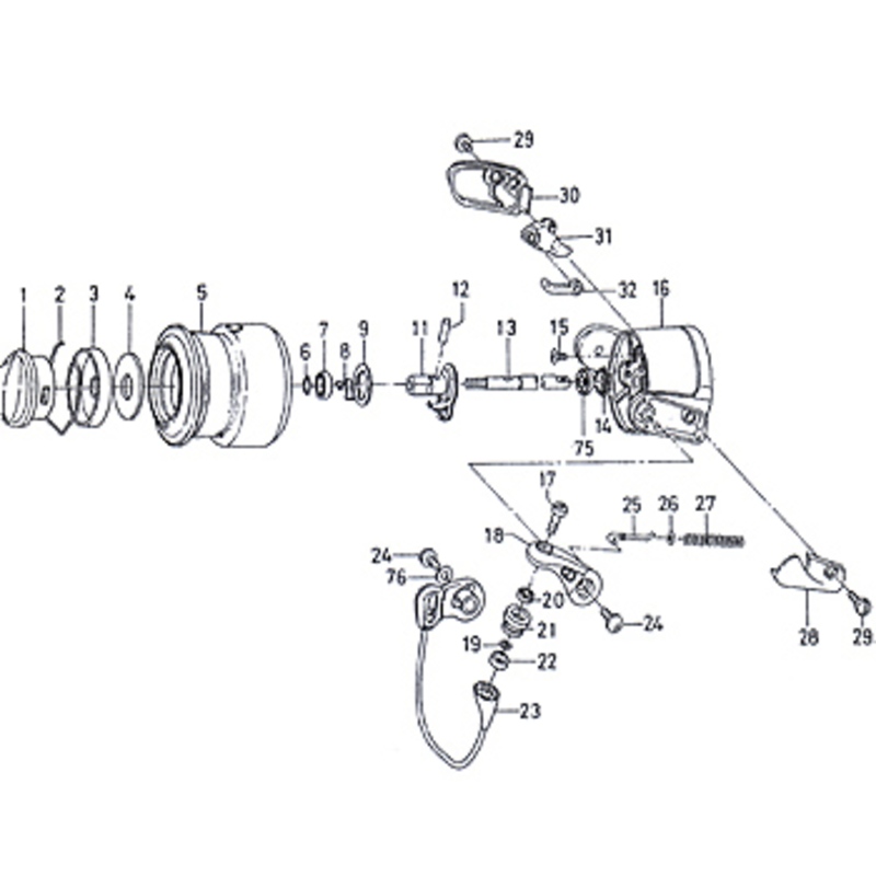 ダイワ(Daiwa) パーツ:SCプレッソ スピニングリール ドラグリング