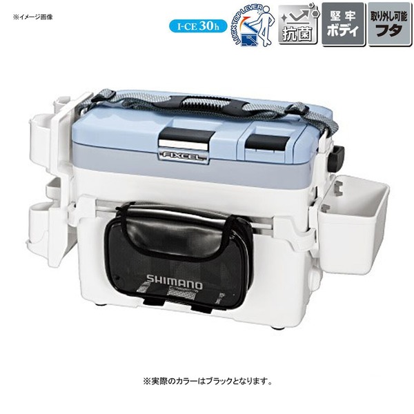 シマノクーラーフィクセルライト アジクーラー バッテリー・スキマー2台付