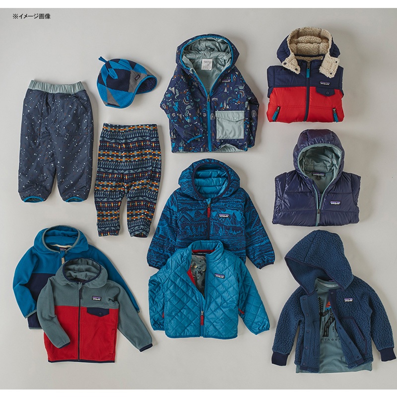 キッズ リバーシブル パフボール ジャケット 60 70サイズ キッズ