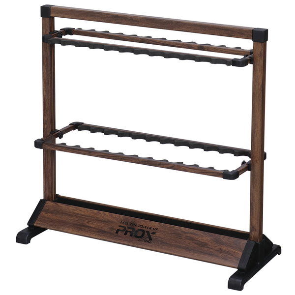 プロックス(PROX) アルミロッドスタンド木目調 24本用 PX31624