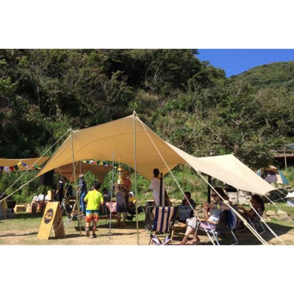 キャンバスキャンプ タープ 4×4 キャンバスキャンプタープ4×4