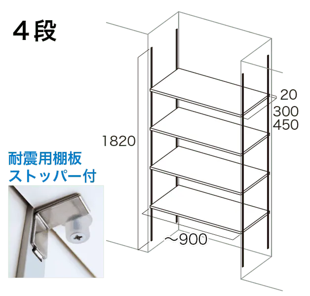 棚収納パーツ | 可動棚板セット | 収納なら南海プライウッド